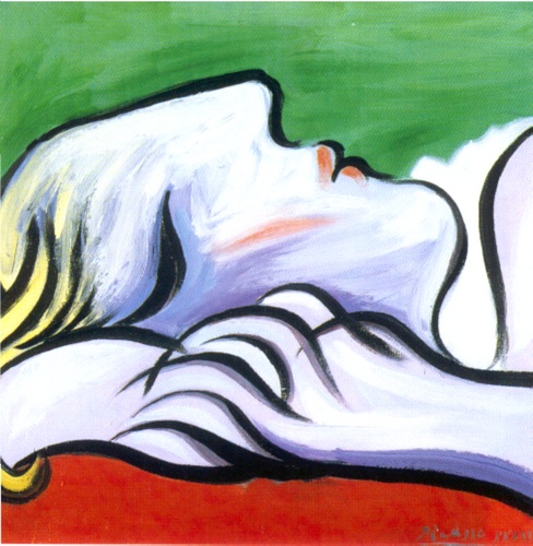 Asleep By Pablo Picasso