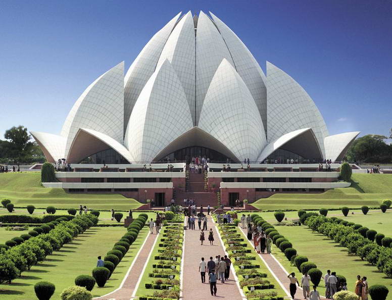 Delhi - Lotus Temple - 10 Most Populated Cities On Earth