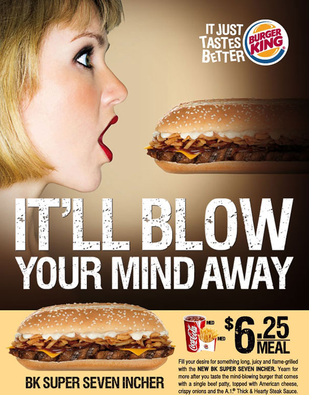 Burger King Ele vai explodir sua mente longe