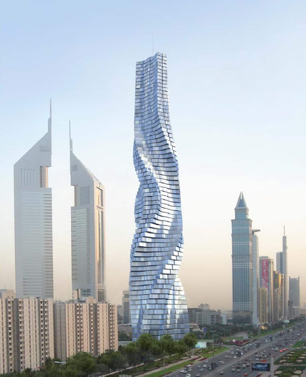 Creative Buildings Rotating Tower