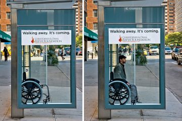 Wheelchair Bus Stop Ad Creative Bus Stop Advertisements
