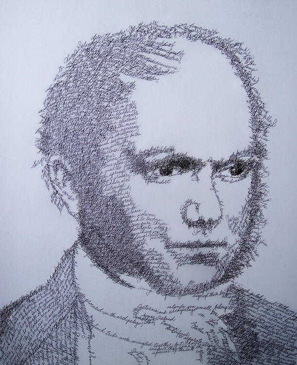 Charles Darwin as The Voyage of the Beagle Portraits