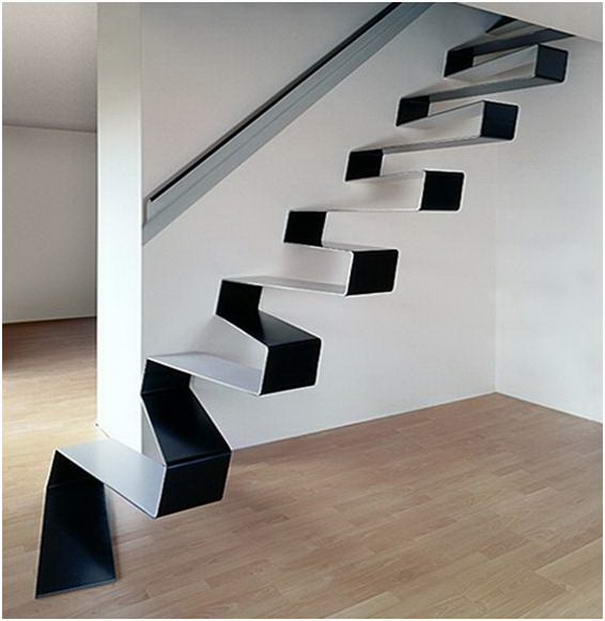 Ribbon Staircase designed by HSH architects