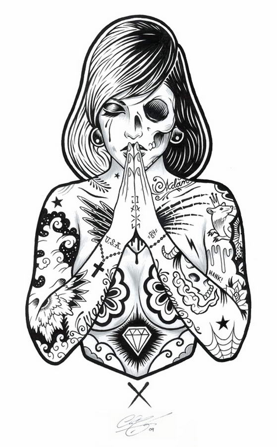 Tattoed Women By Adam Isaac Jackson