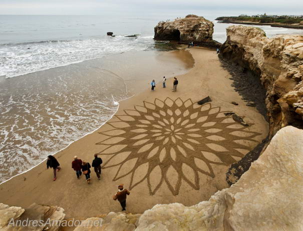 Sand Paintings By Andreas Amador 