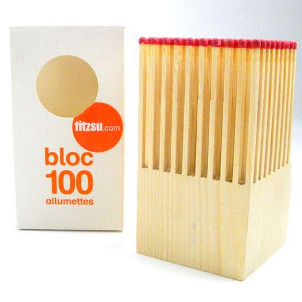 Wooden Matches Block (1)