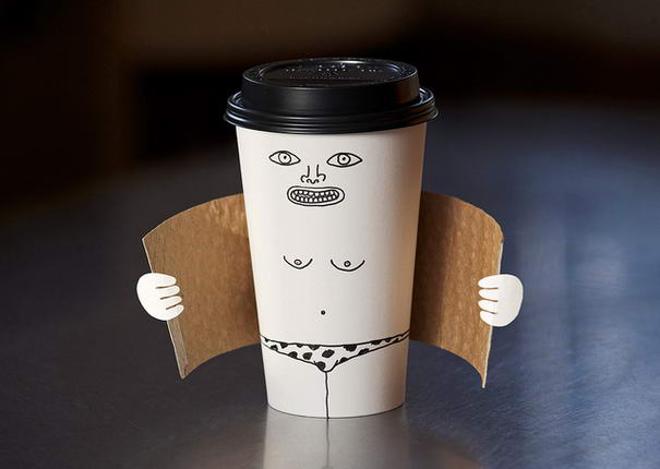 Exhibitionist Coffee Cup