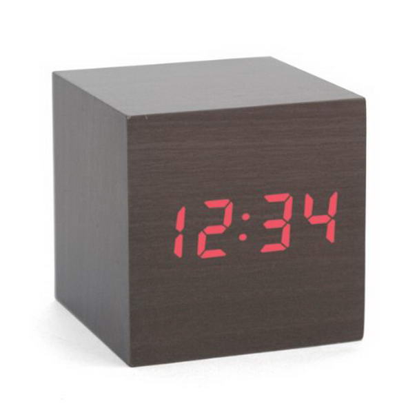 Kikkerland Clap-On Cube Alarm Clock