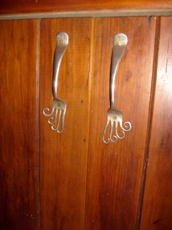 Innovative Fork Door Handles