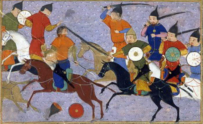 Bataille entre mongols