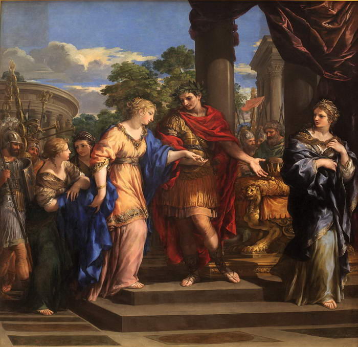 Caesar giving Cleopatra the Throne of Egypt