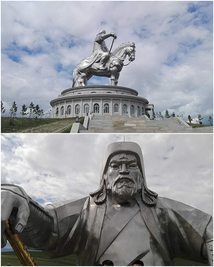 Genghis Khan on horse monument