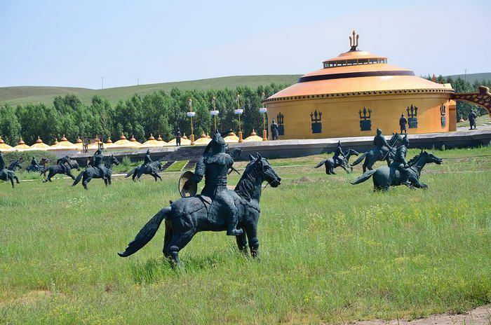 Genghis Khan temporary palace