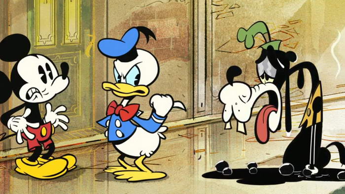 Mickey Donald and Goofy
