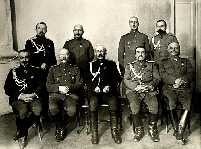 Russian generals WW1