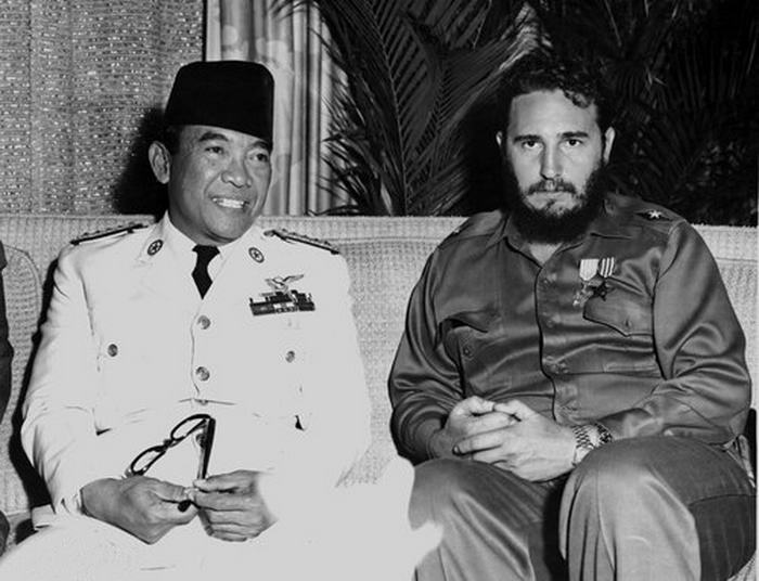 Sukarno e Fidel