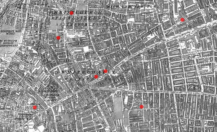 Whitechapel Spitalfields 7 murders