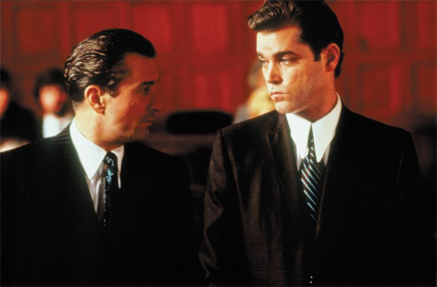 Robert De Niro With Ray Liotta in Goodfellas Robert De Niro With Ray Liotta in Goodfellas