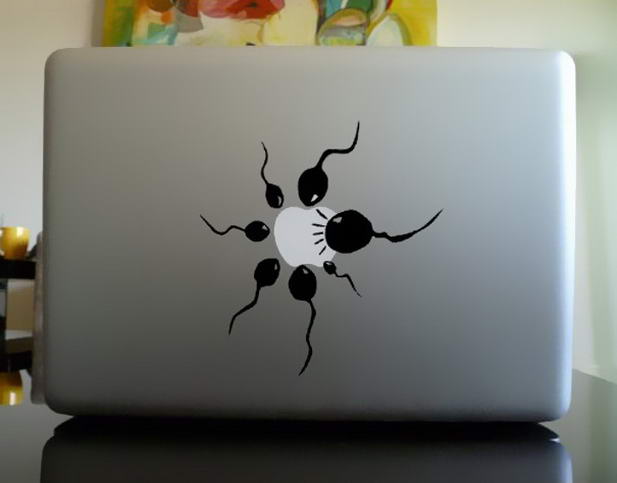 Sperms Macbook Sticker