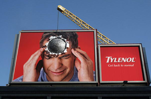 Tylenol - Extraordinary 3D Billboard Ads