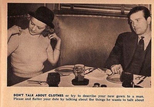 Dont Talk About Your Clothes tips for single women