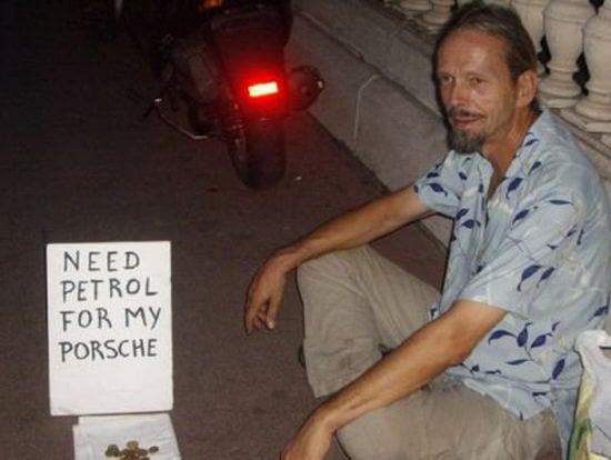 Homeless Porshe Homeless Porshe