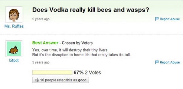 Vodka Killing Bees