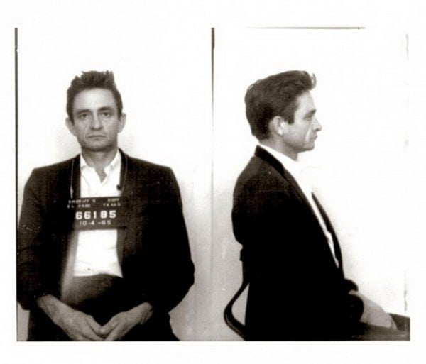 Johnny Cash - 1965 - Celebrities With Mug Shot Photos