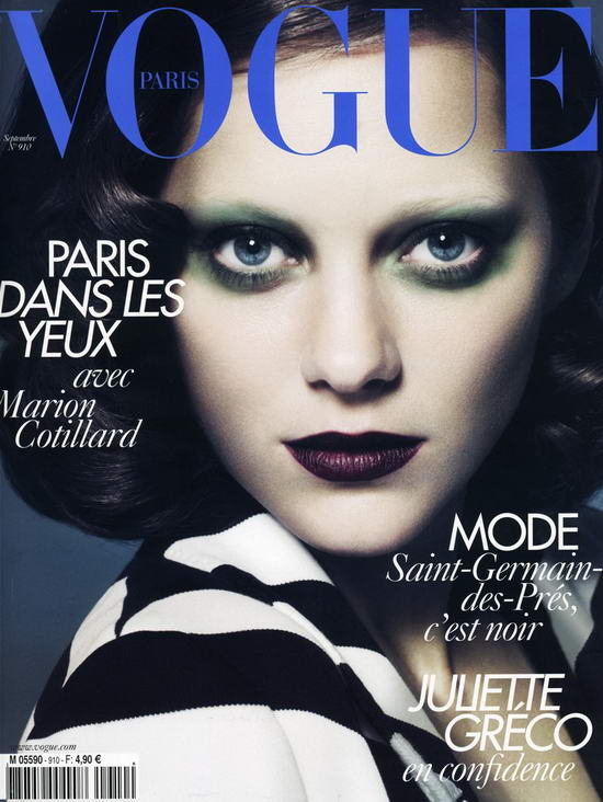 Marion Cotillard On Vogue Magazine Covers