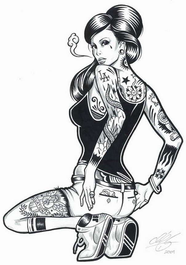 Tattoed Women By Adam Isaac Jackson