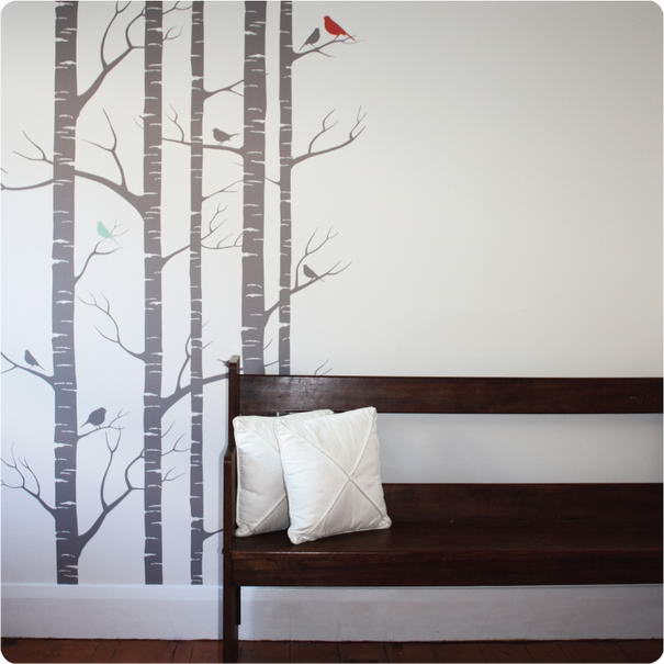 Tree With Birds Decal