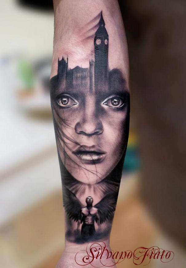 Realistic Tattoos By Silvano Fiato (5) Realistic Tattoos By Silvano Fiato (5)