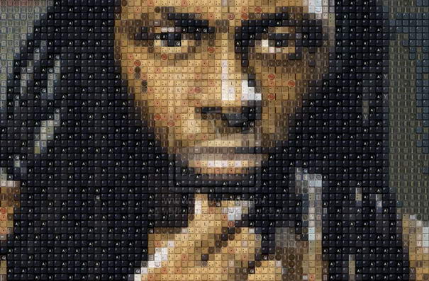 WBK Lil Wayne - mosaic portraits