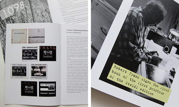 Steidl - The Robert Frank Project (3) Typographic Brochure Designs