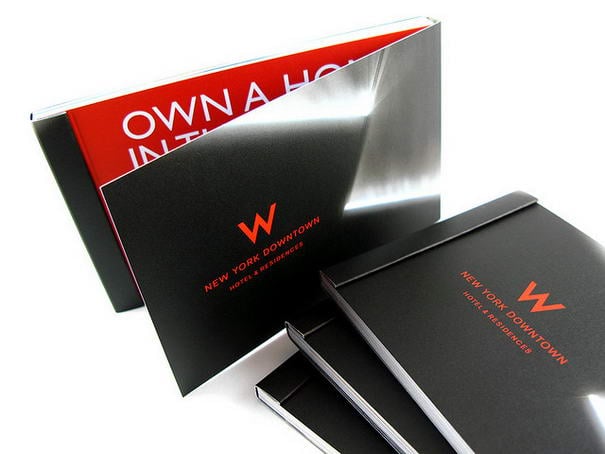 W Hotel New York Brochure Brochure Designs