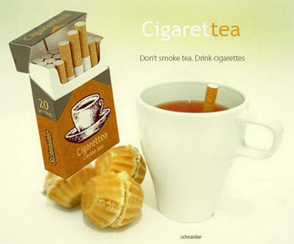 Cigarette Tea Bags