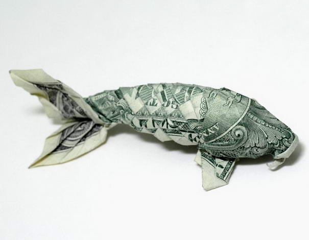 Koi Fish - origami art examples