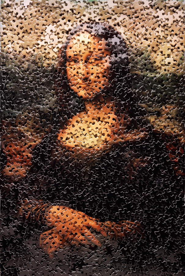 Mona Lisa - From Puzzles - Creative Artworks