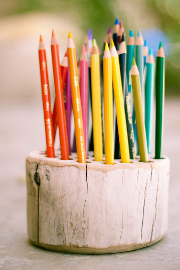 Rustic Pencil Holder