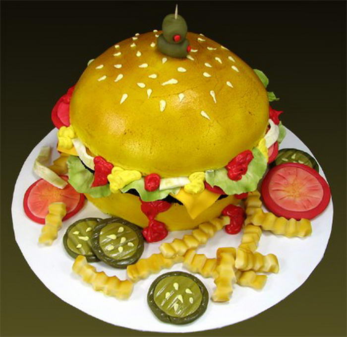 Burger Cake