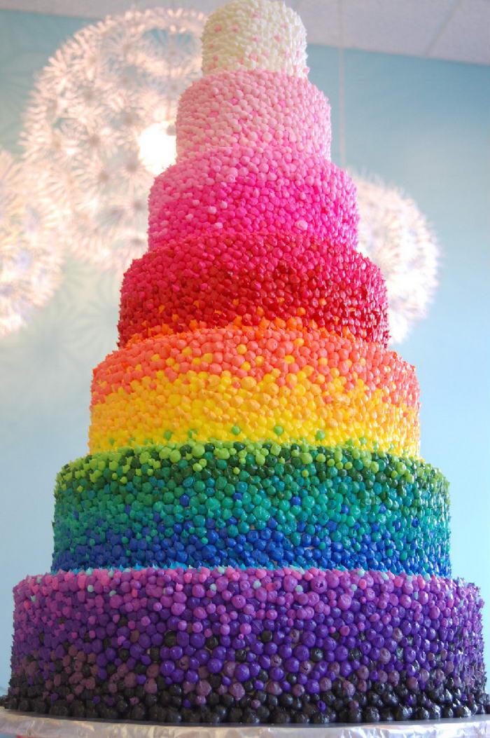 Rainbow Birthday Cake