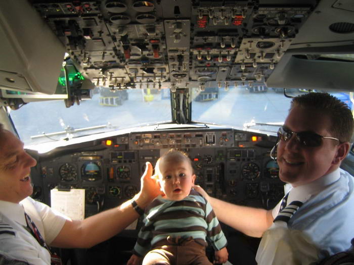 Baby On Cockpit