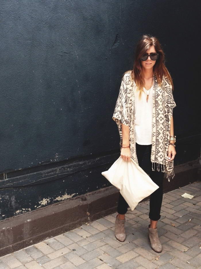 Printed Kimono