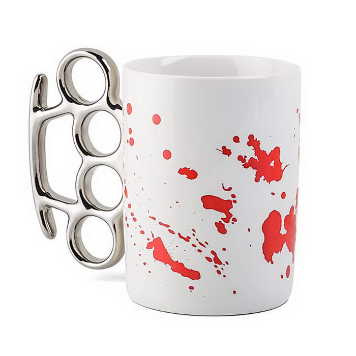 Blood Spatter Knuckle Mug