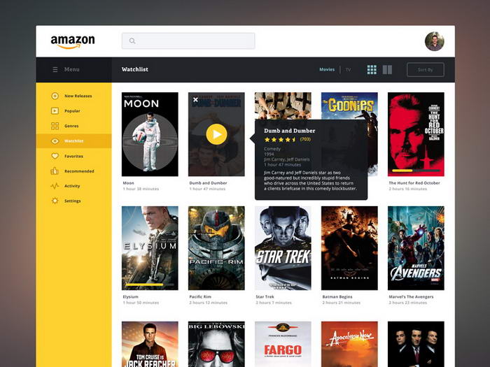 Amazon by James Cipriano - Redesign Examples