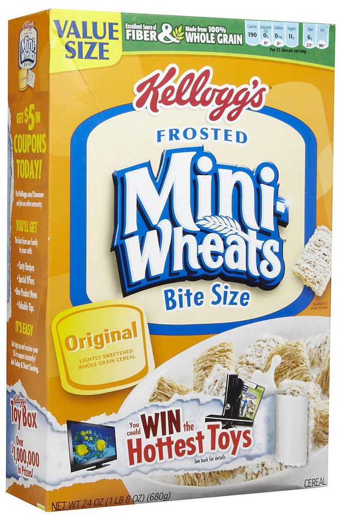 Kellogg Frosted Mini Wheats - Popular Cereals