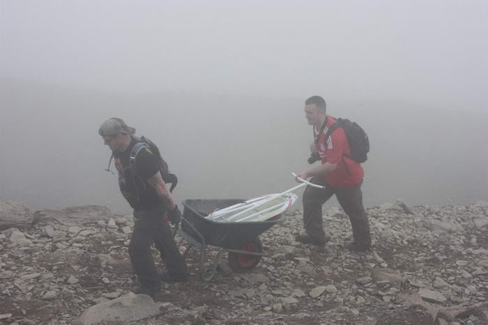 Extreme ironing