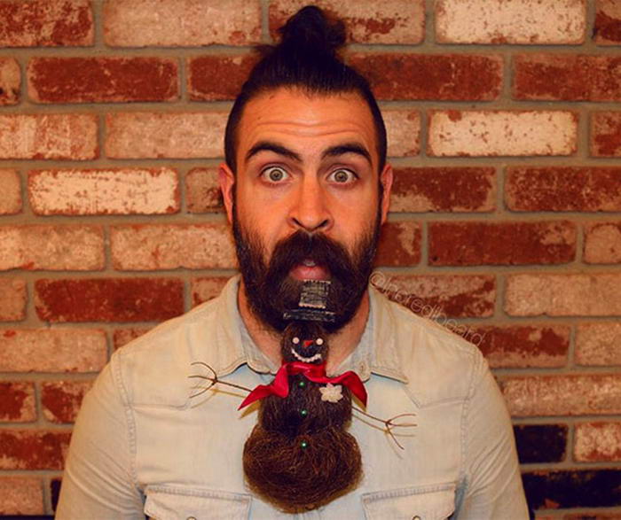 Fudgy the BeardMan - Beard Sculptures