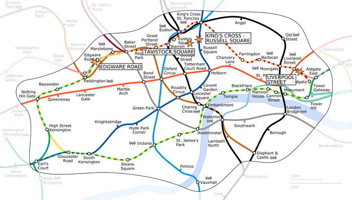 7 July London bombings locations
