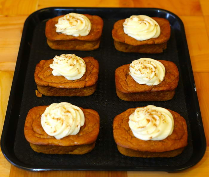 Apple Cookies with Butterscotch Frosting